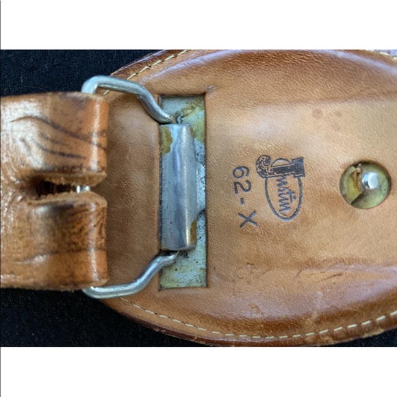 Justin Western Vintage Belt Top Grain GradeLeather - Picture 4 of 4